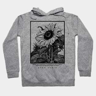 Sunflower Black design Hoodie